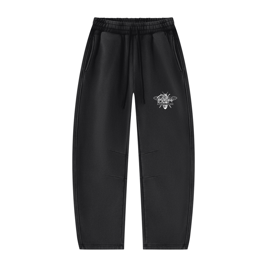 Béni Vintage Wash Barrel Leg Fleece Sweatpants