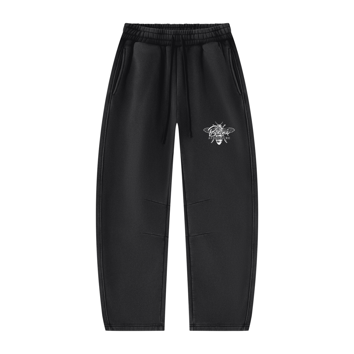 Béni Vintage Wash Barrel Leg Fleece Sweatpants