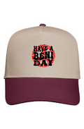 Khaki Crown Two Tone Cap