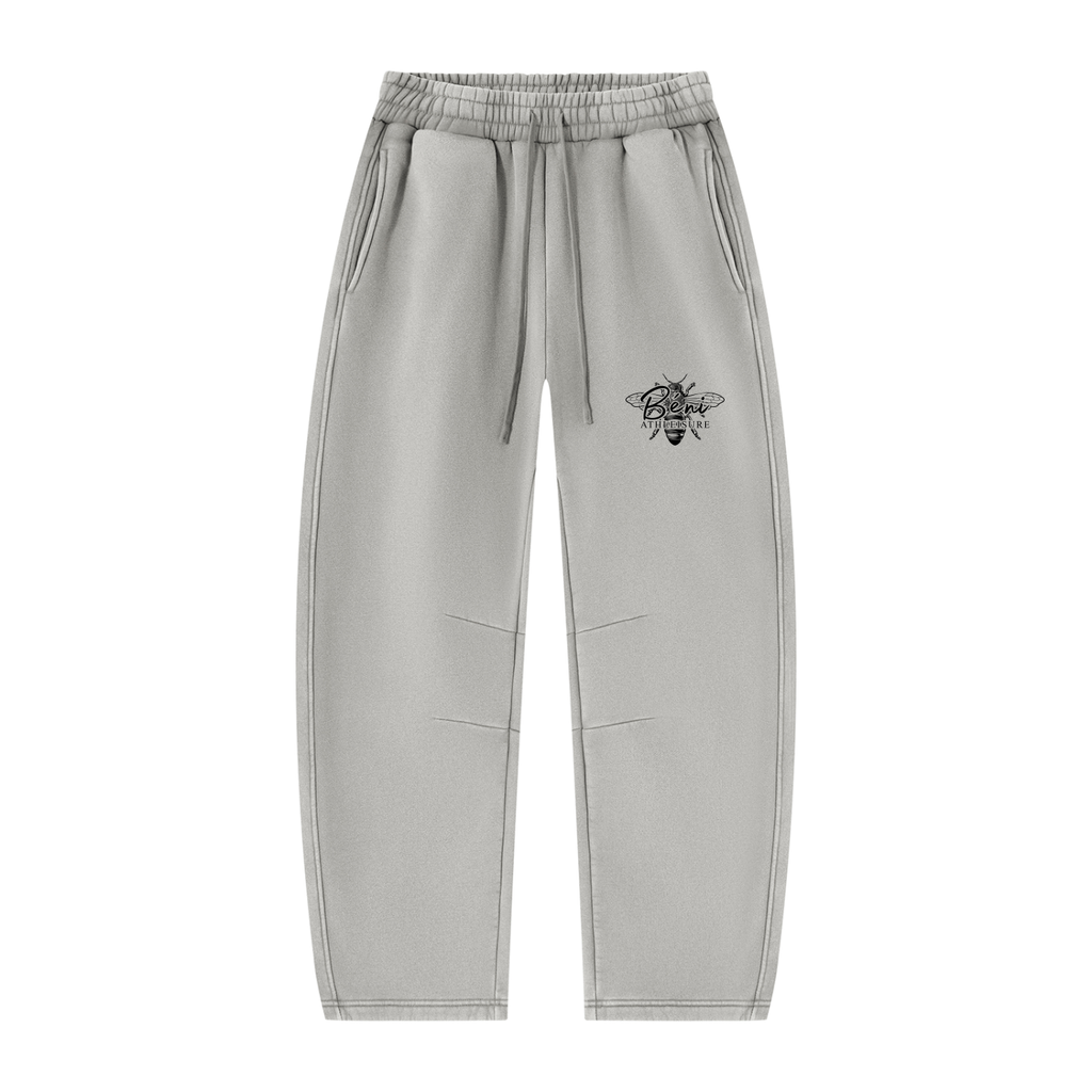 Béni Vintage Wash Barrel Leg Fleece Sweatpants