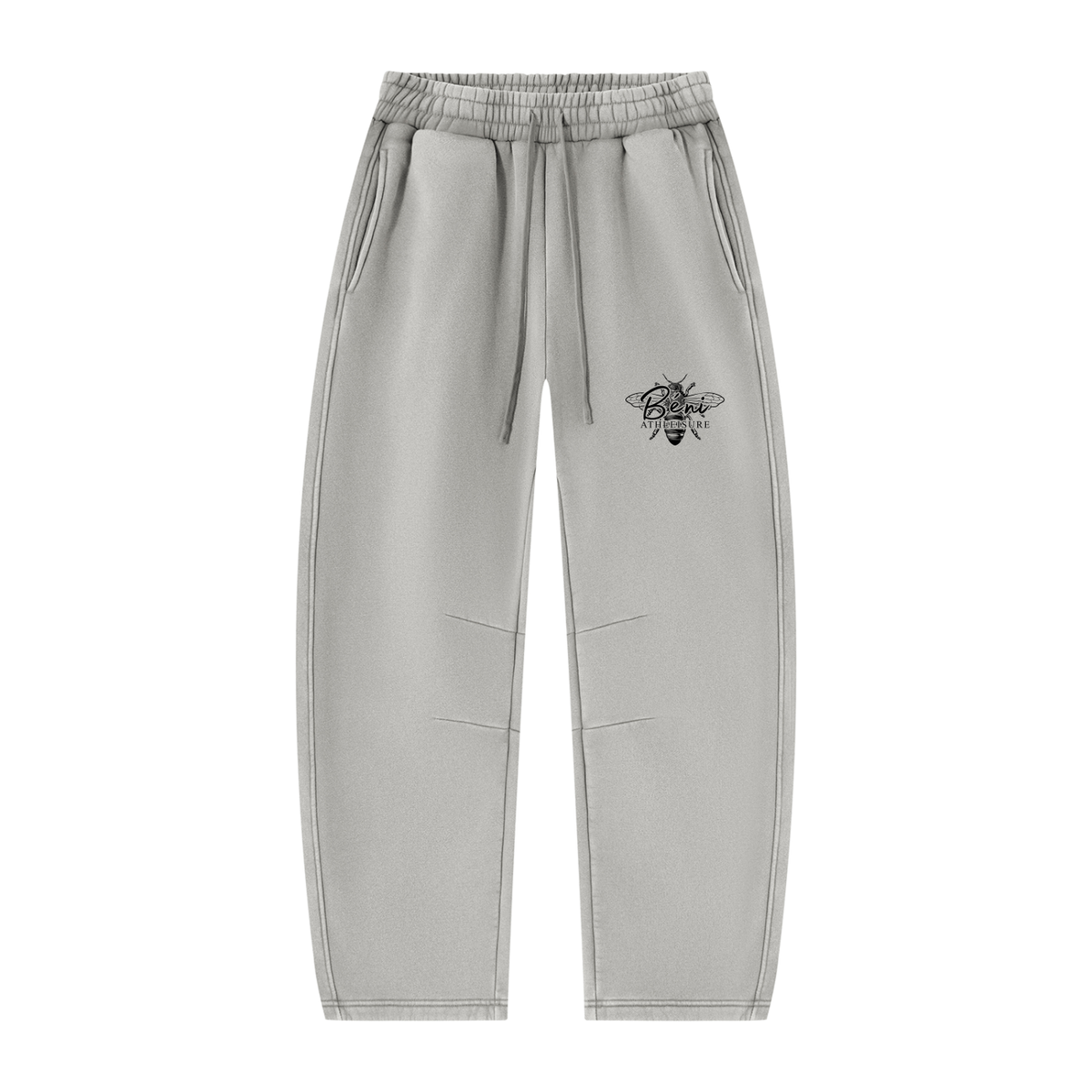 Béni Vintage Wash Barrel Leg Fleece Sweatpants